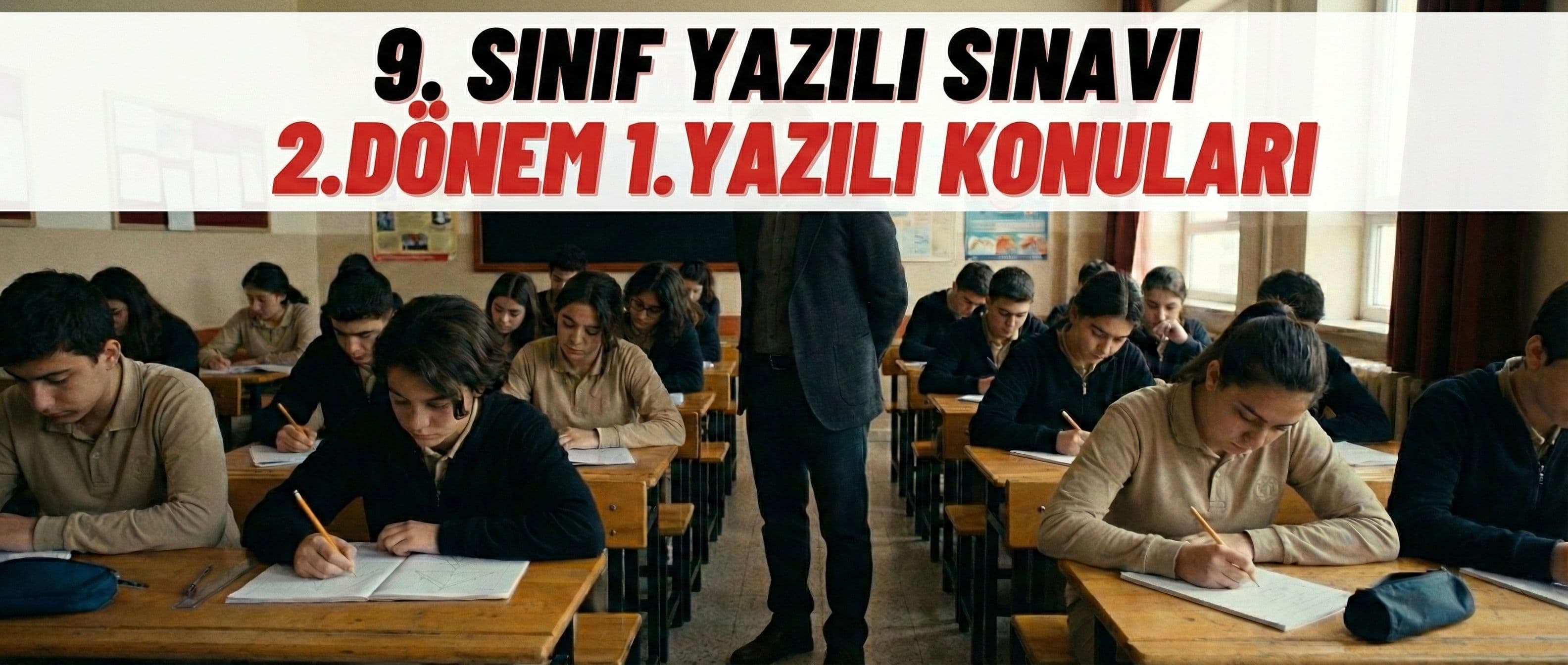 9. Sınıf Matematik 2. Dönem 1. Yazılı Senaryoları Yayınlandı: Hangi Konudan Kaç Soru Geliyor?