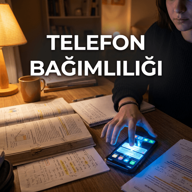 DERS ÇALIŞIRKEN TELEFON BAĞIMLILIĞIN HANGİ SEVİYEDE?