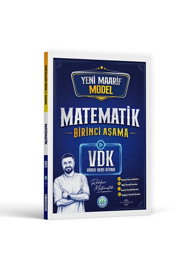 MAARİF 1. AŞAMA MATEMATİK VİDEO DERS KİTABI 2028 kapak görseli