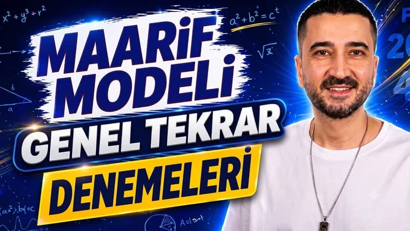 MAARİF MODELİ GENEL TEKRAR DENEMELERİ YAZ KAMPI