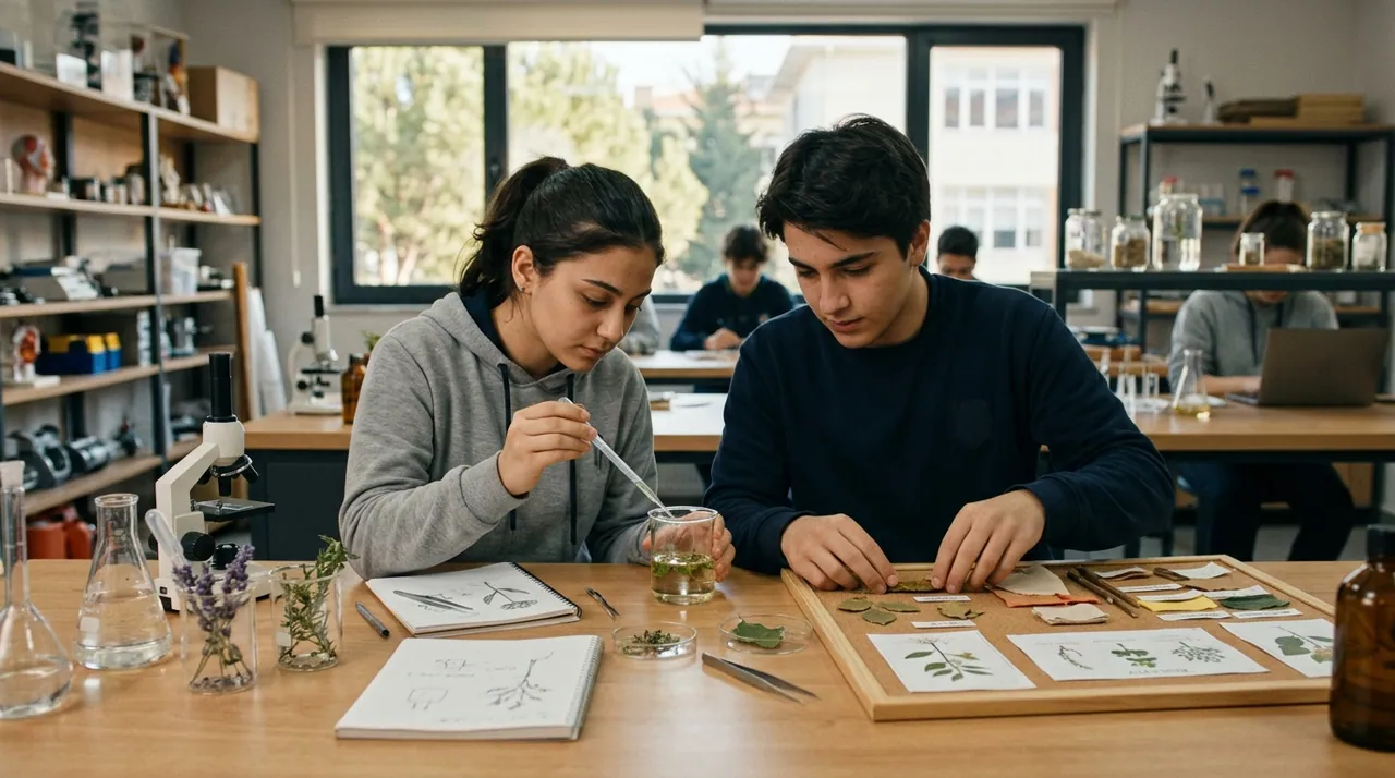 TÜBİTAK Fen Lisesi öğrencilerinden biyoderi buluşu: At kestanesinden cüzdan ürettiler
